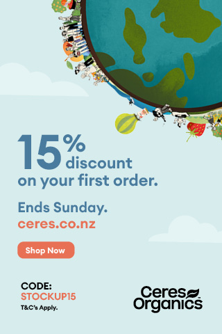 Ceres Organics — 15% first-order e-commerce promo