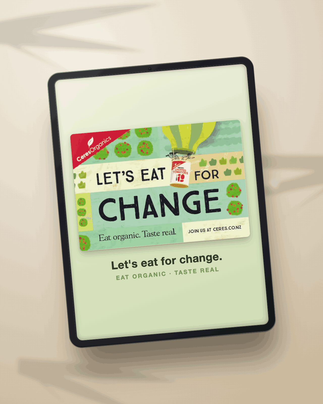 Ceres Organics — Let's eat for change campaign