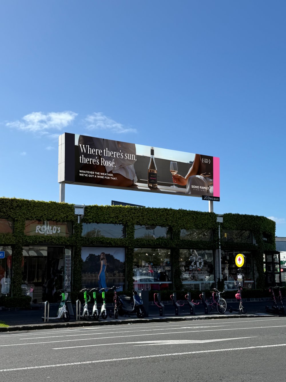 Soho Family Wines — Whatever the Weather billboard
