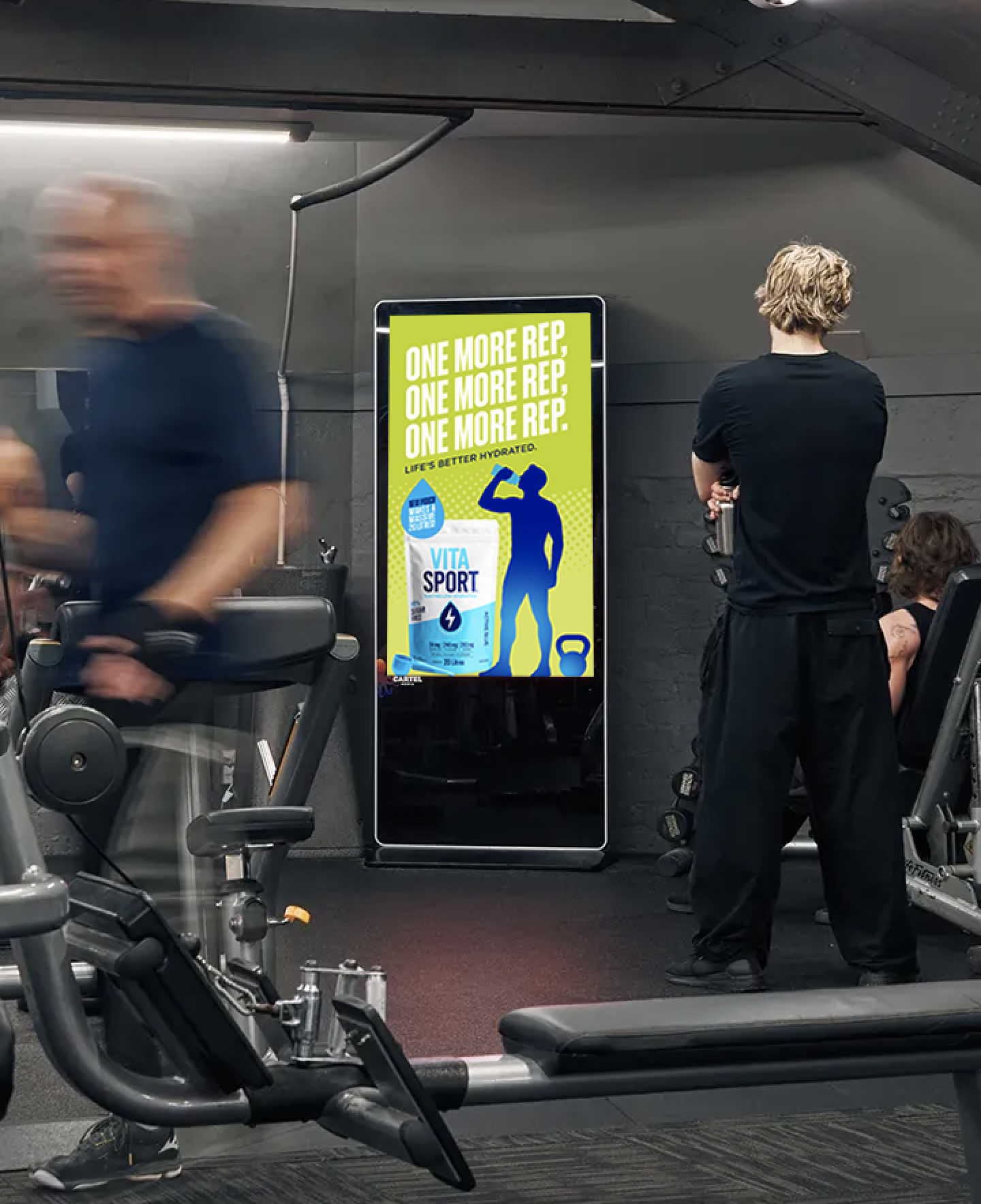 Vitasport — One More Rep gym campaign